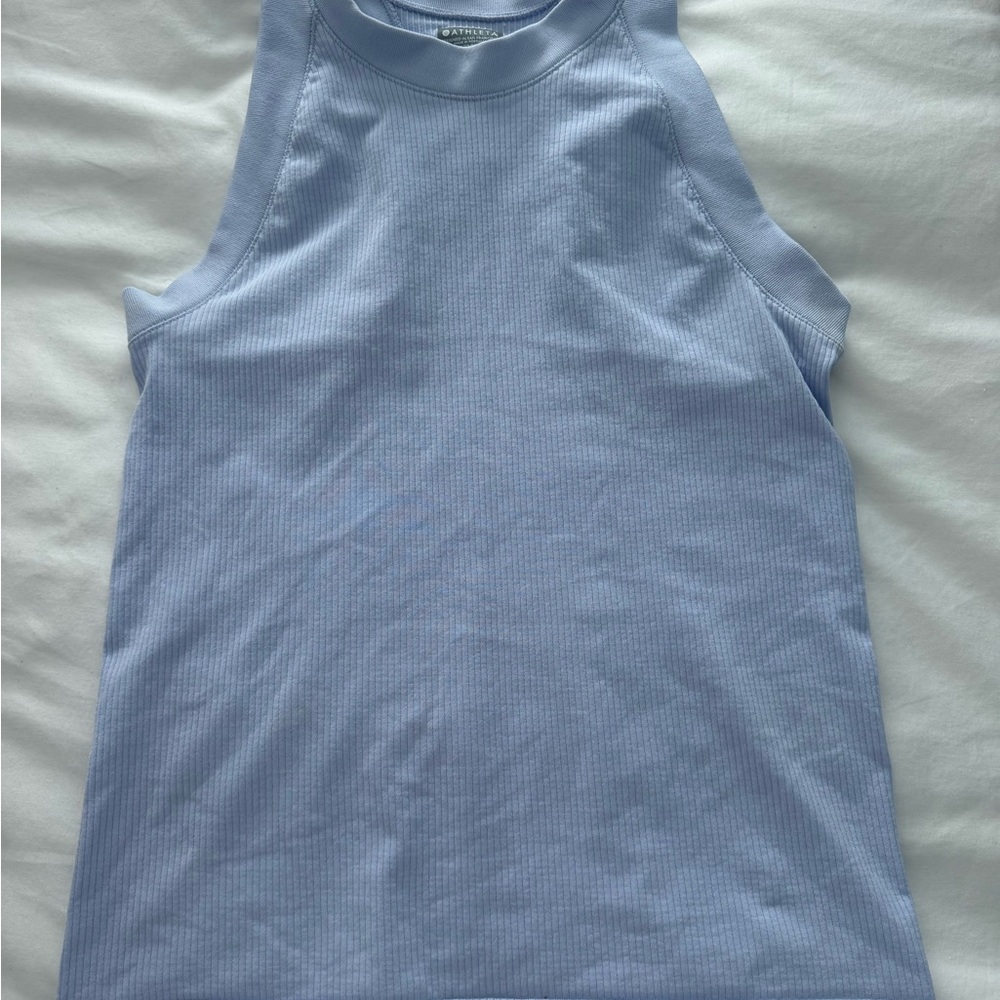 Athleta Lavender Ribbed Tank Top